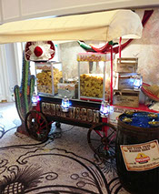 Chuck Wagon food Cart with Nachos