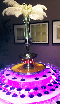 Vodka Punch Fountain at Great Gatsby Event, Chessington